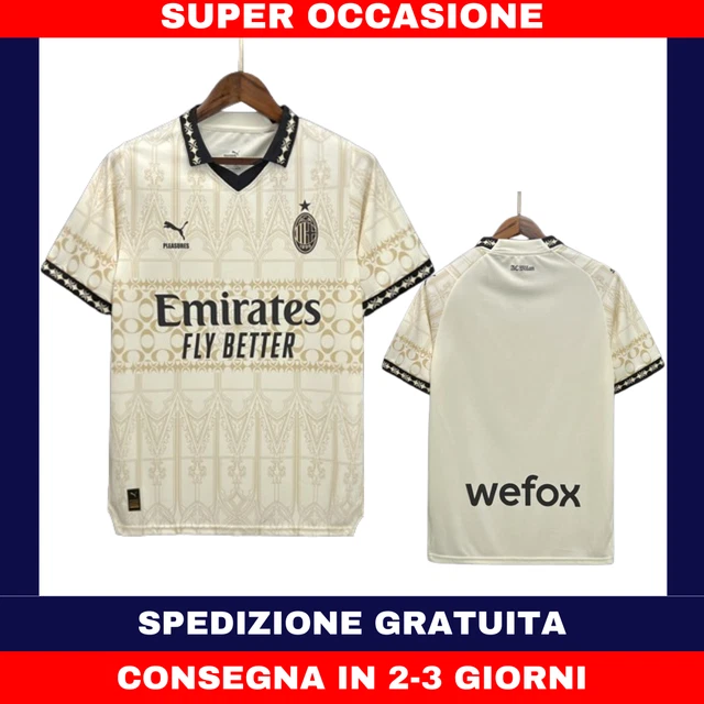 1 PZ. NUMERO NERO BORDATO NUMBER VINTAGE MAGLIA ANNI '80 '90 CALCIO ac milan
