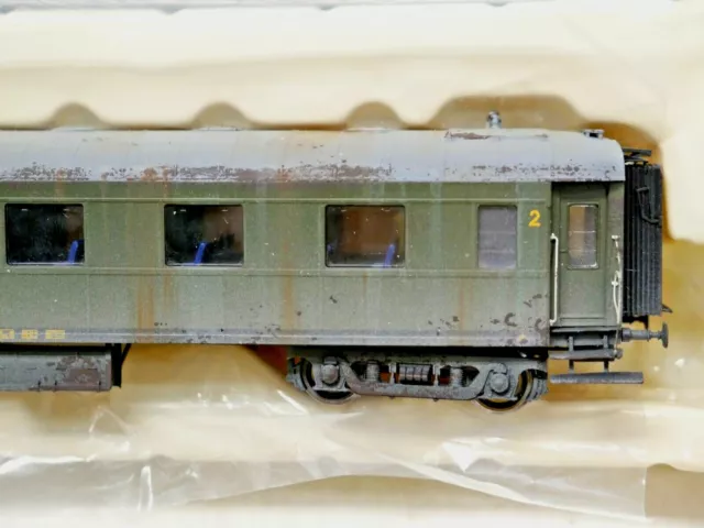 HO MABAR 81621P / Coche 2ª CL. RENFE BB-1602, modelo "patinado". 2