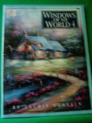 Libro De Pintura Windows Of My World V4 Jackie Claflin 1996 Oil Scheewe Paisajes