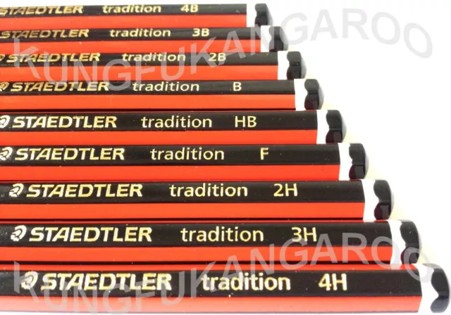 1 x Staedtler Tradition Pencils Drawing Art - All Lead Grades - BUY 2 GET 1 FREE