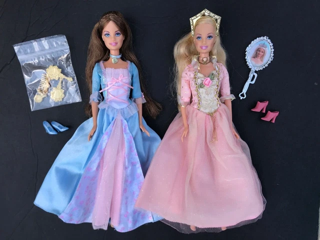 Erika Barbie Doll Anneliese Princess and the Pauper Lot 2 Very Good Used
