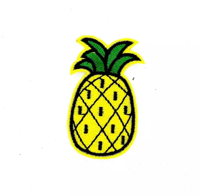 Patch ecusson brode thermocollant backpack motard biker ananas