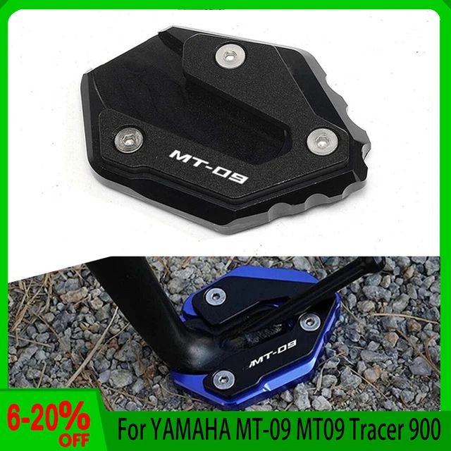 For YAMAHA MT-09 MT09 Tracer 900 CNC Kickstand Foot Side Stand Extension Pad