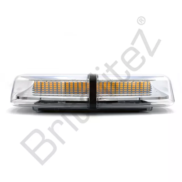 Britalitez Mini LED Lightbar 310mm Amber/Clear Lens Magnetic ECE R65, R10 Beacon