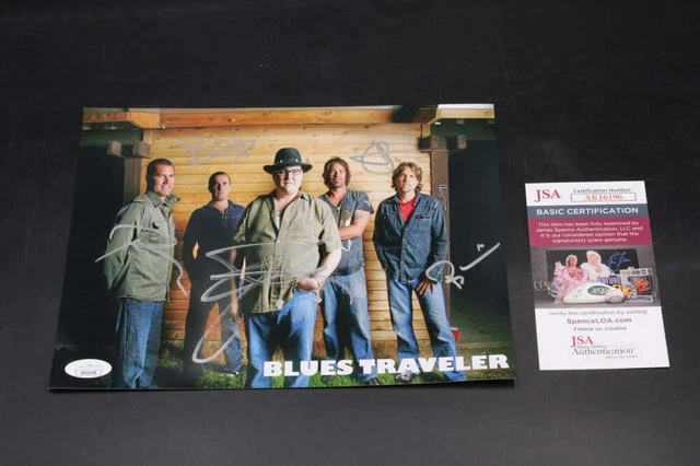 Blues Traveler Signed 8x10 Photo John Popper Autograph JSA COA D8604