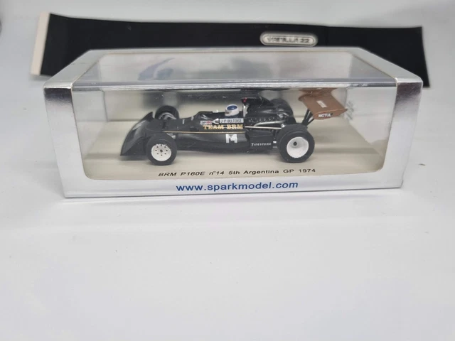 1/43 Spark BRM P160E car #15 Argentina GP Henri Pescarolo 1974 S1753