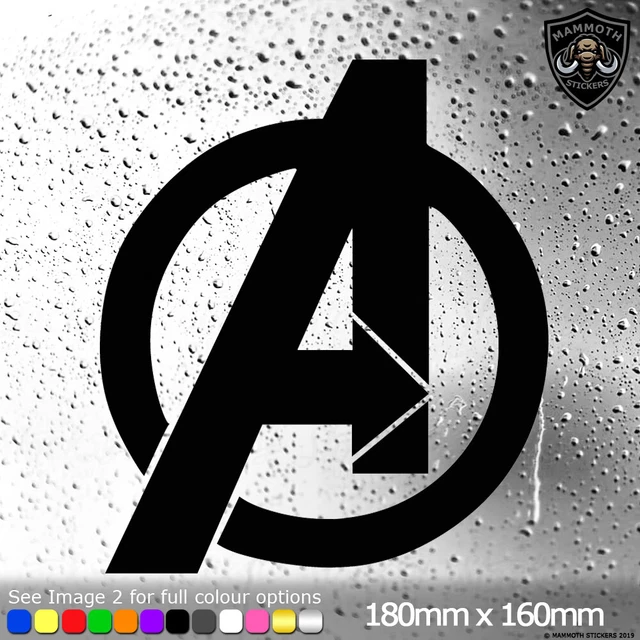 Details more than 158 avengers logo sticker for bike best camera.edu.vn
