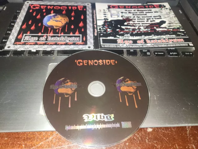 Genocide Age Of Kataklysm CD 1st Press Oi Punk ISD Metal Rock O Rama RARE OOP