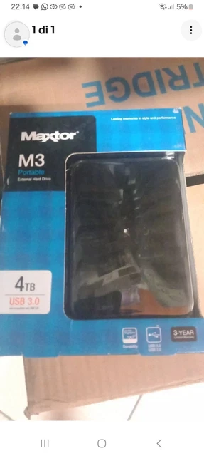 Adattatore UE USA Per Disco Rigido Esterno Seagate 1TB 2TB - Foto 5