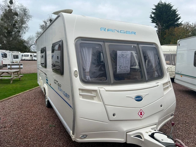 2010 BAILEY RANGER GT60 510/4 - 4 berth Caravan - Stock 198 £4,775.00 ...