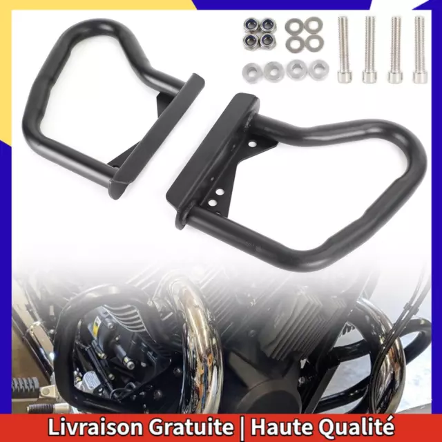 Barres Protection Du Cadre De Protection Noir Pour Moto Guzzi V7 II V7III V9