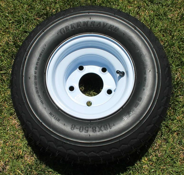 Neuf Pneu Et 5 Écrou Roue Pour Golf Cart Taylor Dunn Ezgo Cushman Club Auto Star