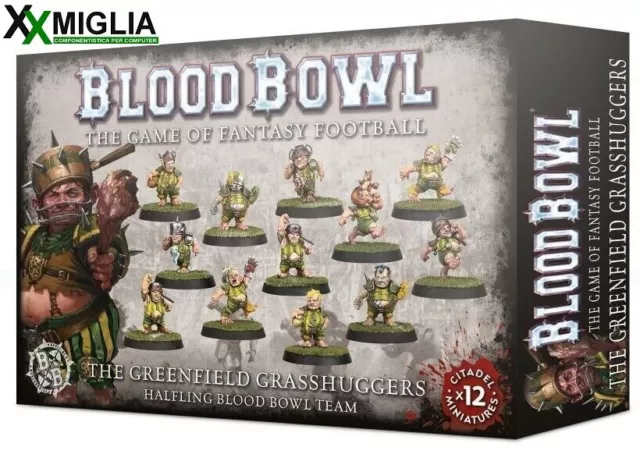 Warhammer Blood Bowl - Halfing - The Greenfield Grasshuggers 200-65