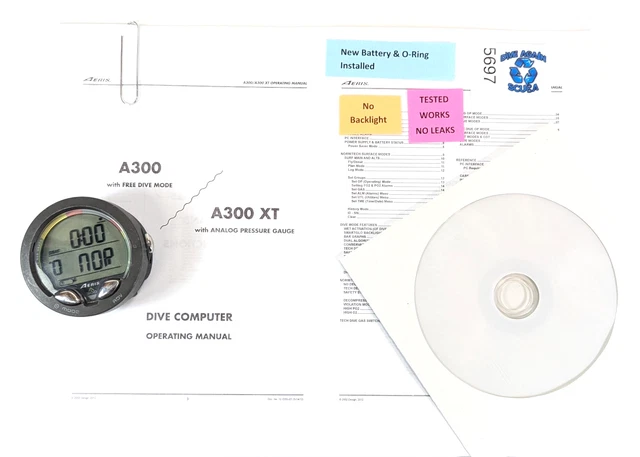 AERIS A300 AIR & Nitrox Puck Module Scuba Diving Computer #5697 £206.97 ...