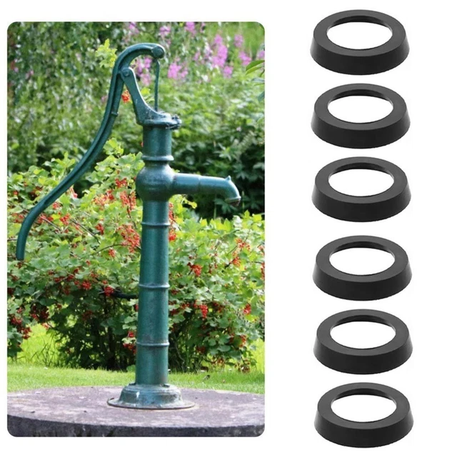 Joint En Caoutchouc Pour Pompe à Eau Manuelle – Lot De 2 Coupelles – Taille Environ 8,4x8,4x0,9 Cm – Pour Pompes Type 80