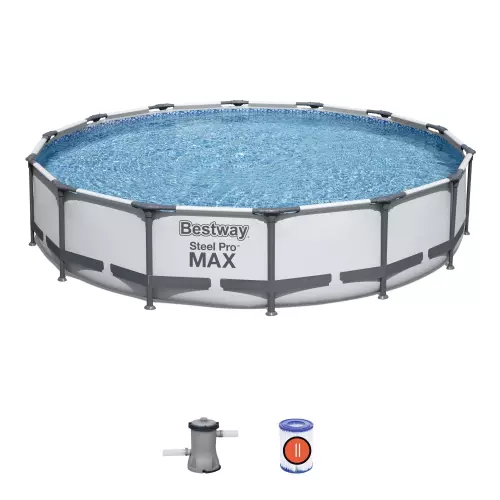 Piscina Fuori Terra Bestway Steel Pro Max Cm. 427X84 Cap. 10.220 Lt - 56595