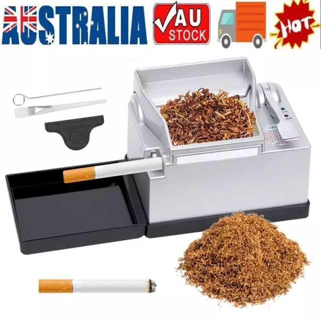 Automatic Cigarette Rolling Machine Tube 6.5mm Ultra Slim Electric Tobacco Maker