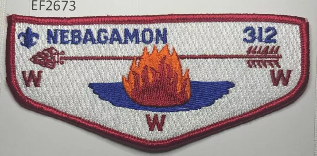 Boy Scout OA 312 Nebagamon Lodge Flap