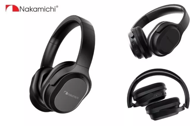 Nakamichi LIVE OW300NC Active Noise Canceling Headphone Black NEW! from Japan