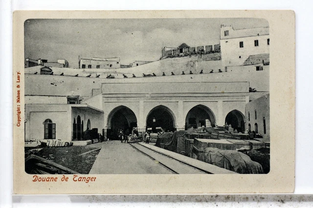 Tangier La Customs Morocco CPA Postcard 8454