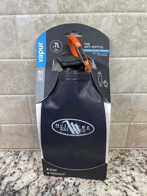 NEW VAPUR Anti-Bottle .7L/23oz Collapsible BPA Free Water Bottle Black NEW VAPUR Anti-Bottle .7L/23oz Collapsible BPA Free Water Bottle Black