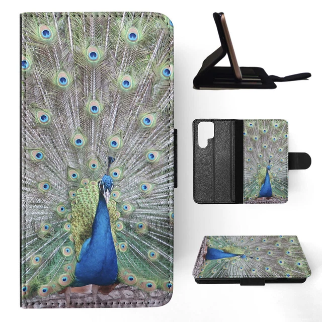 Flip Case For Samsung Galaxy|Beautiful Peacock Bird #8