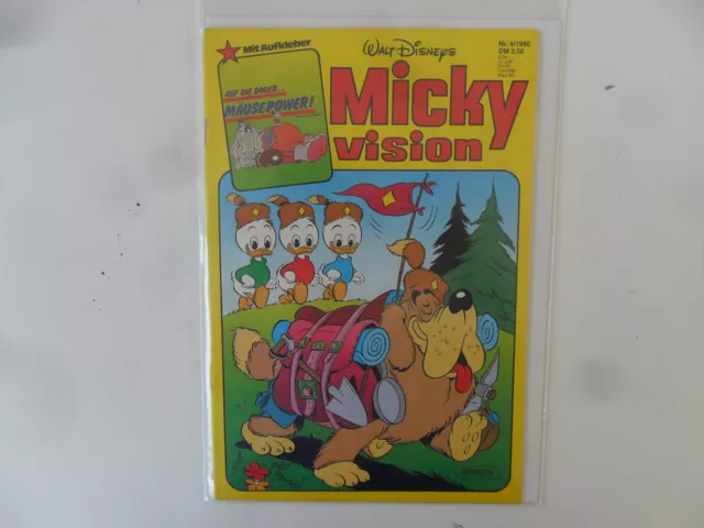 Ehapa - Micky Vision - 2. Auflage - Nr. 4/ 1986 - Zustand: 2 (mit Aufkleber)