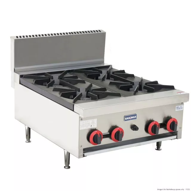 GasMax Gas Cook Top 4 Burner With Flame Failure RB-4E