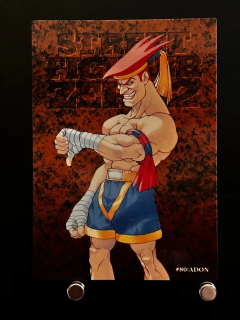 SUPER STREET FIGHTER II X ADON All CAPCOM World Card 80 1st BANDAI ...