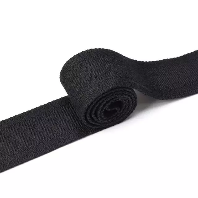 Black Guitar Strap Replacement Adjustable Nylon Belt Acoustic Electric Bass Will 3