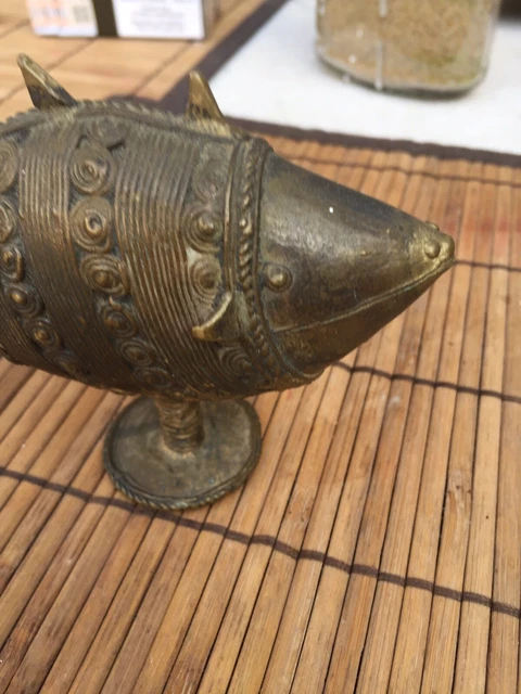 ANCIEN MOULE A Chocolat 7 Petits Poissons Letang N°1480 En Metal
