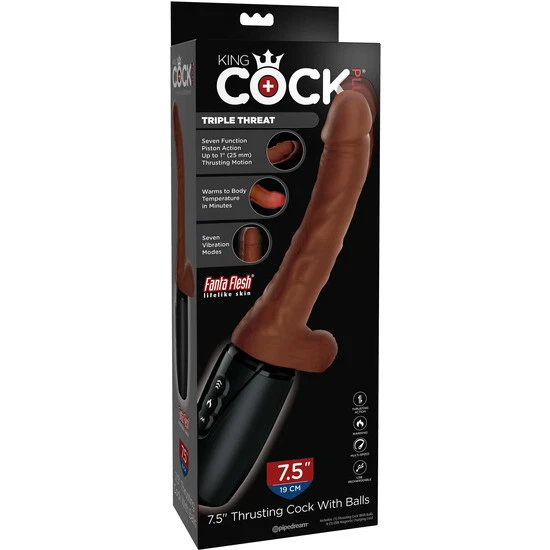 King Cock Plus Triple Threat - Marrón