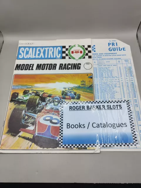 Scalextric Catalogue Edition 12 Excellent Classic 1970s Slot Car Racing