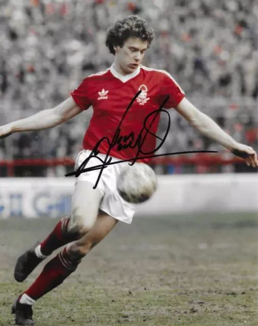 TONY WOODCOCK SIGNED NOTTINGHAM FOREST 10 X 8 INCH PHOTO - Arsenal/England