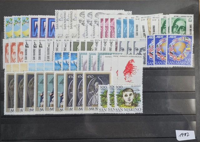 (P1028) San Marino kleines Los 1982, postfrisch, 3mal