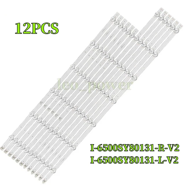 12pCS LED Backlight bars For Sony I-6500SY80131-R/L KD-65X75CH KD 12pCS LED Backlight bars For Sony I-6500SY80131-R/L KD-65X75CH KD