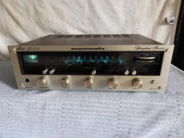 MARANTZ 2215B Stereo Receiver Verstärker Amplifier  in  Silber