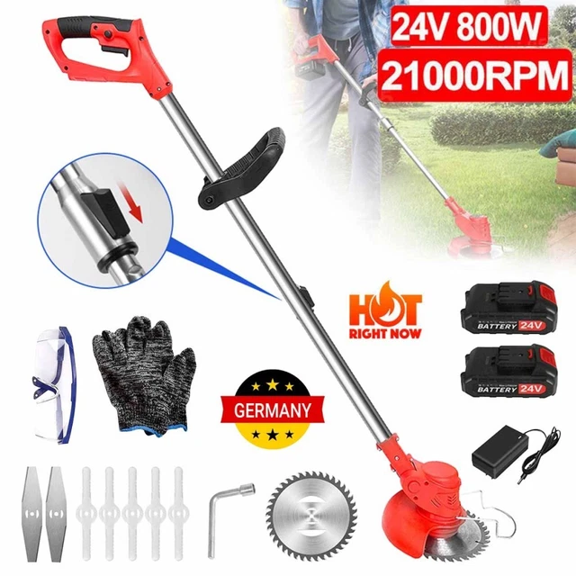 Tagliaerba Da 21 V, Con Batteria, Leggero, Batteria Da 4,0 Ah, 90~120 - Foto 8