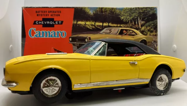 Vintage/antique Collectible TN Nomura (japan) 1960s Boxed Tin Chevrolet Camaro