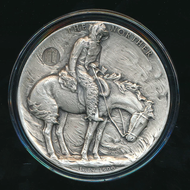 1971 Remington The Norther Medallic Art Co.~ 4.4+Oz .999 Silver Round~ Free S/H 1971 Remington The Norther Medallic Art Co.~ 4.4+Oz .999 Silver Round~ Free S/H
