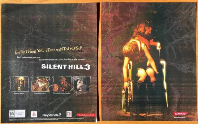 Silent Hill 3 Playstation 2 XBOX Premium POSTER MADE IN USA - SIL005