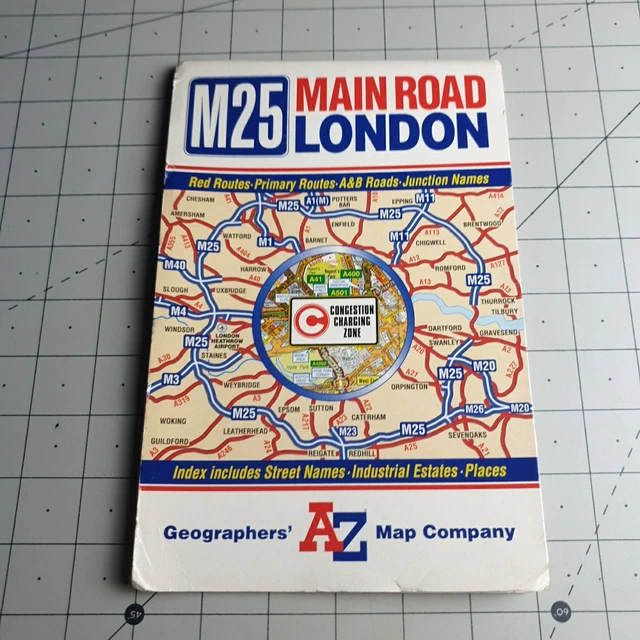 M25 MAIN ROAD London AZ Atlas 2006 Map $8.93 - PicClick