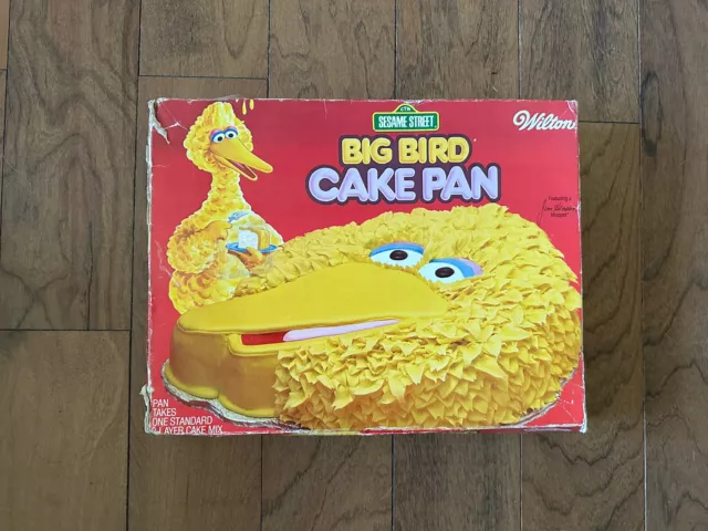 VINTAGE WILTON BIG Bird Sesame Street Birthday Cake Pan In