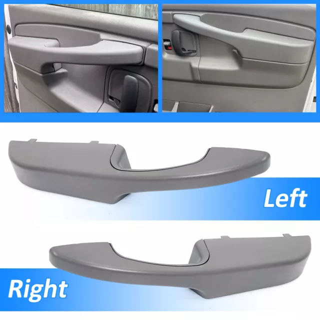 Front LH & RH Inside Door Handle Pull Armrest FOR 03-19 Chevy Express GMC Savana