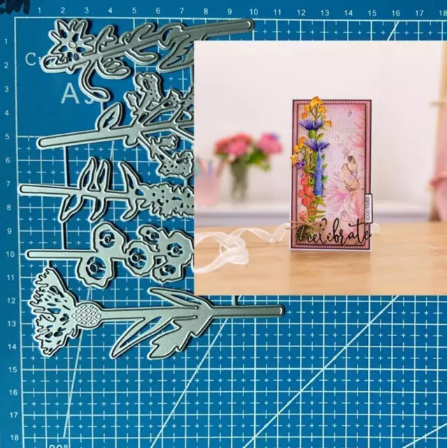 Blume Blatt Stanzformen Metall Cutting Dies Scrapbooking Präge Stanzschablonen