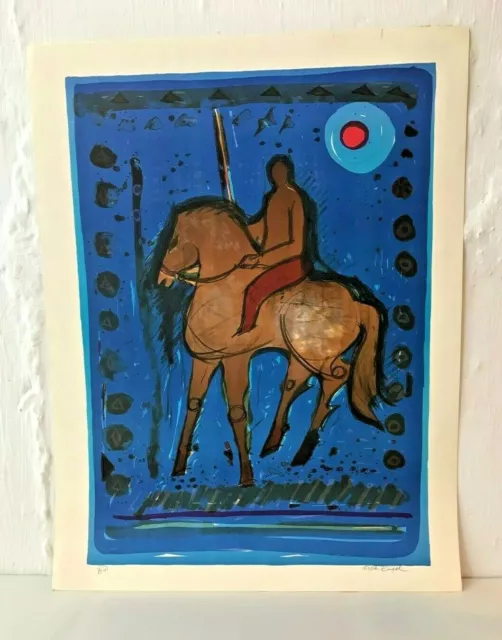 Nissan Engel: Lithograph: Artist Proof Signed Litho Print "Ap" Horse Nissan Engel: Lithograph: Artist Proof Signed Litho Print "Ap" Horse