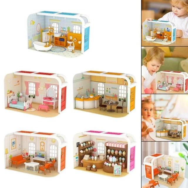 DIY MINIATURE 3D Dollhouse Kit Ornament Playset Home Craft Set EUR 20,63 PicClick FR