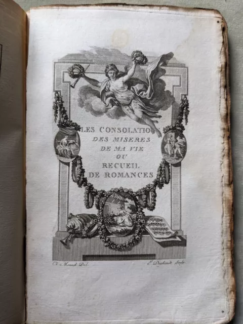 Recueil des œuvres de musique de J.J Rousseau . Partitions XVIIIème .