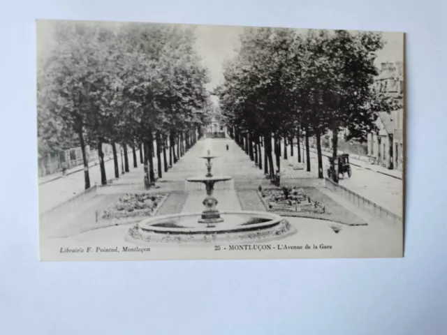 CPA 03 MONTLUCON - L'Avenue de la Gare