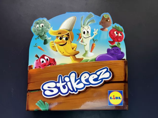 LiDL Stikeez - Komplett 1A Top! Obst + Gemüse mit Sammelalbum ©2018 Garten